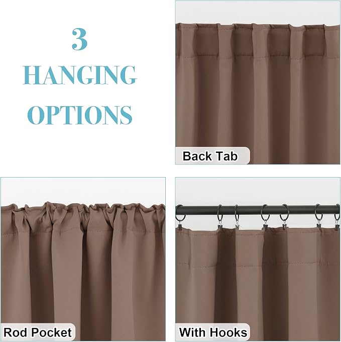 RYB HOME Decorative Curtain Drapes - Image 5