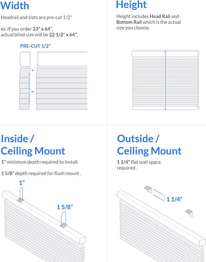 CHICOLOGY Blinds for Windows, Mini Blinds, Window Blinds, Door Blinds, Blinds & - Image 7