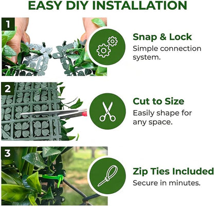 Artificial Grass Wall Panels, Privacy Screen Fence - Image 4