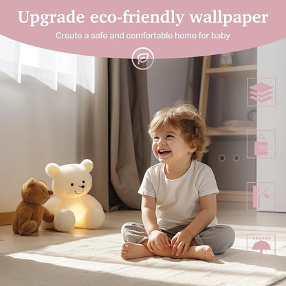 Dimoon 17.7''x118'' Peel and Stick Wallpaper Pink Contact Paper - Image 2