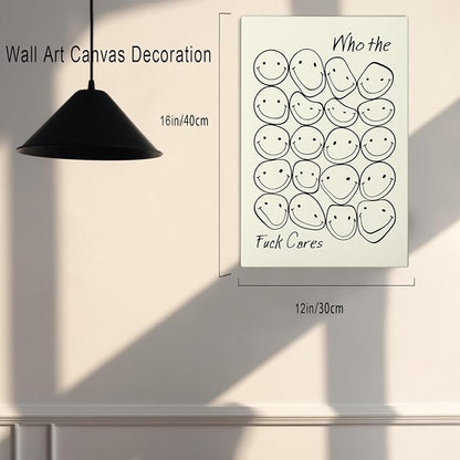 DIHSIEG Inspirational Canvas Wall Art funny bathroom wall art Print Poster - Image 2