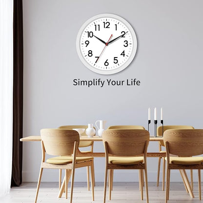 AKCISOT 14 Inch Wall Clock Silent Non Ticking Modern Wall Clocks Battery - Image 6