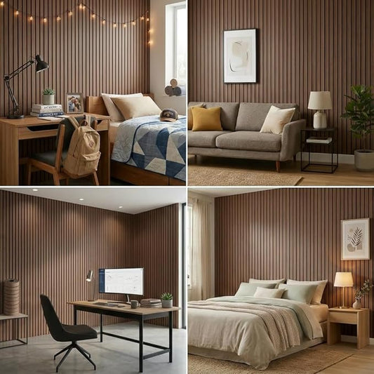 3D Wall Panels Peel and Stick – 15.74" x 118" PVC Faux Texture Wall Covering - Image 2