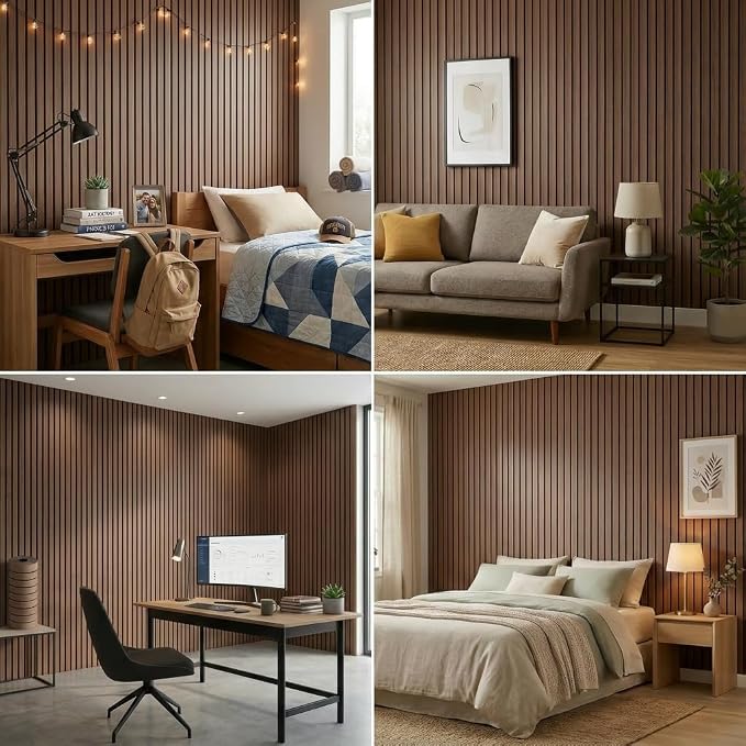 3D Wall Panels Peel and Stick – 15.74" x 236" PVC Faux Texture Wall Covering - Image 2