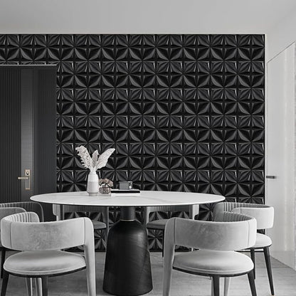 Heikki 30 Pack 3D Wall Panel for Interior Wall Décor, PVC Flower Textured Wall - Image 7