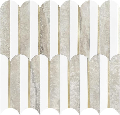 Vamos Tile Peel and Stick Backsplash Seamless Tile, 1-Sheet Stick on Backsplash by VamosTile