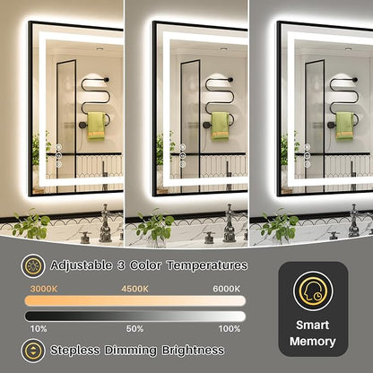 84x40 Inch LED Bathroom Mirror - Image 5