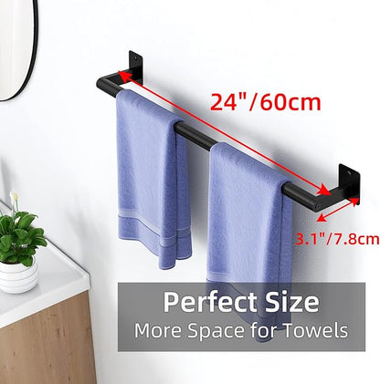 Bathroom Towel Bar, 24 Inch Towel Racks - Image 6