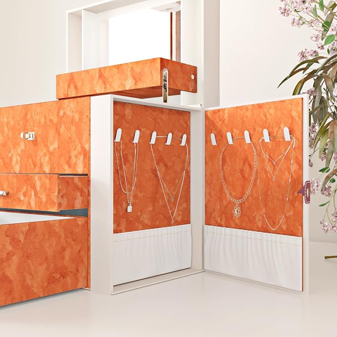 Wallercity Orange Velvet Peel and Stick Wallpaper - Image 5