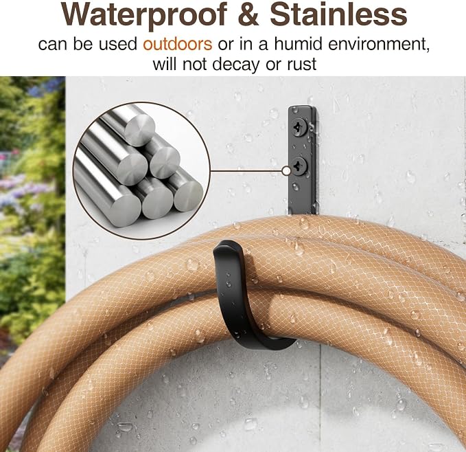 Wall Hooks for Hanging Towel/Coat - 22LB Screw in Metal Hanger Wall Mount - Image 5