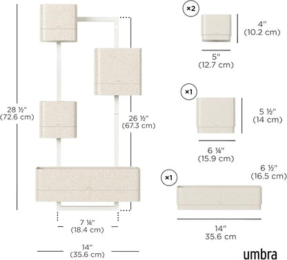 Umbra Cubiko Wall-Mount Planter - Image 3