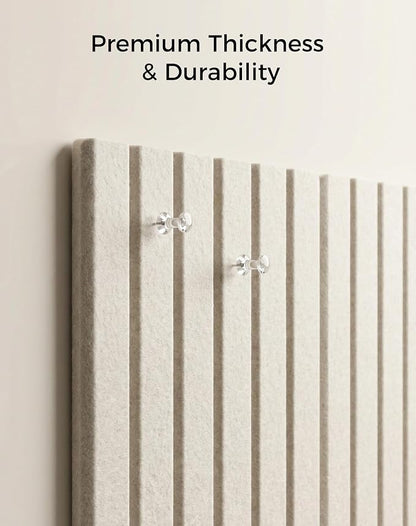 Aothia 12-Pack Felt Bulletin Board Tiles 48"x36", Modular Pin Board - Image 3