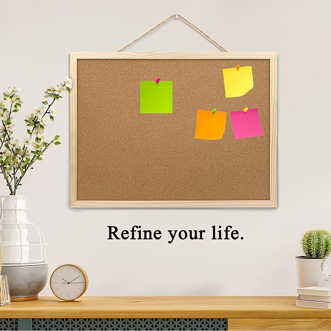 2 Pack Cork Board Bulletin Board, 15.7"X 11.81" inches - Image 3