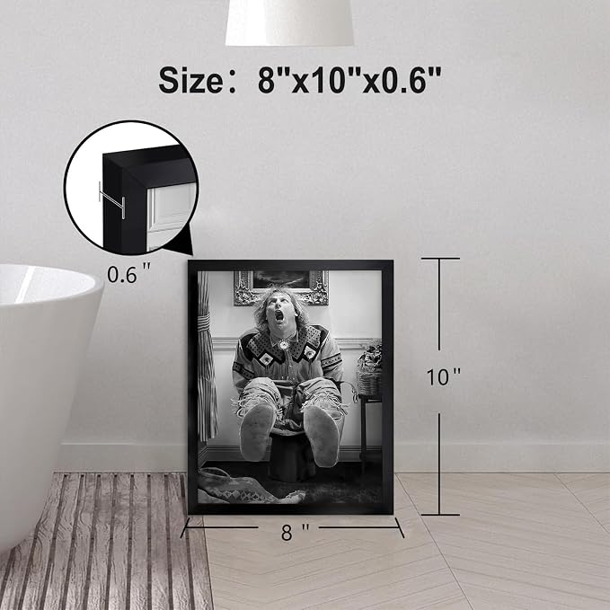 Funny Bathroom Decor Wall Art Set of 4, Dumb & Dumber Comedy Movie Posters - Image 6