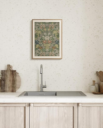 VIYYIEA Framed Wall Art for Living Room, Pattern Canvas Prints, Vintage Home - Image 2