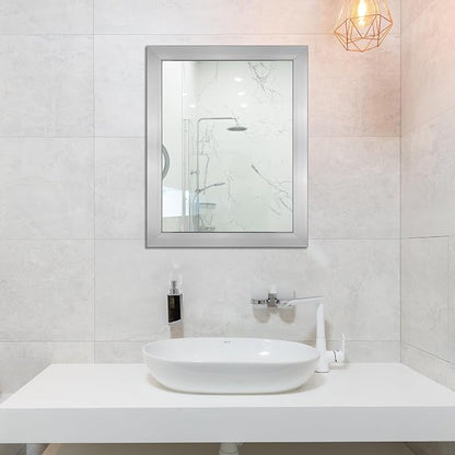 Ruomeng Wall Mirror Rectangle Decorative Mirror 12" x 16" - Image 3