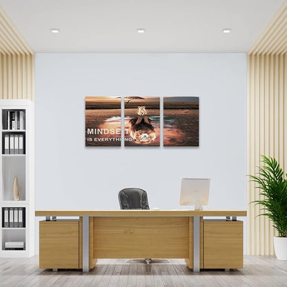 KAWAHONE Inspiration Quotes Wall Art, Motivational Determination Patience - Image 2