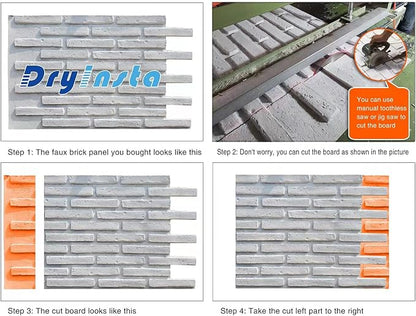 Faux Brick Panels Siding 3D Wall Panel Stonewall Cladding Panels, Thin Brick - Image 4