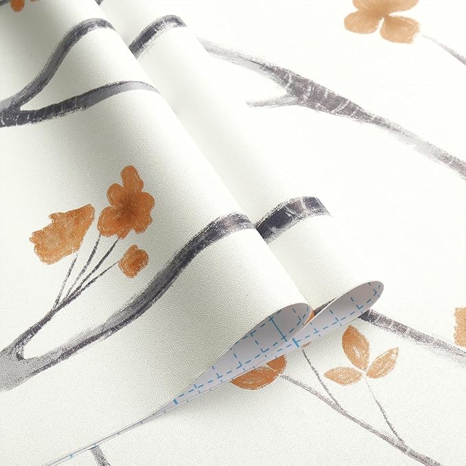 Timeet Peel and Stick Wallpaper Boho Floral Wallpaper Tree ContactPaper - Image 4