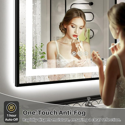 40x36 Inch LED Bathroom Mirror - Image 4
