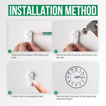 Wall Clock Modern Non-Ticking Battery Operated Silent Wall Clocks Simple Style - Image 9