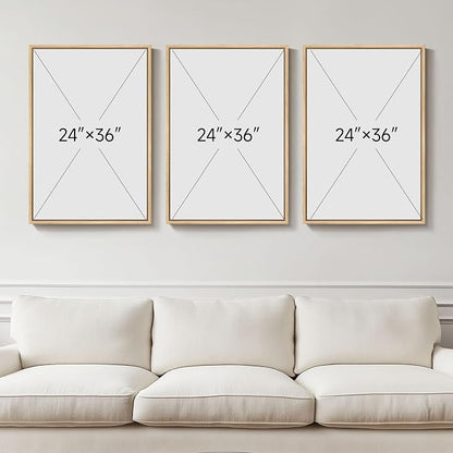 Large Framed Matisse Wall Art for Living room, 3 Piece Colorful Abstract Canvas - Image 5