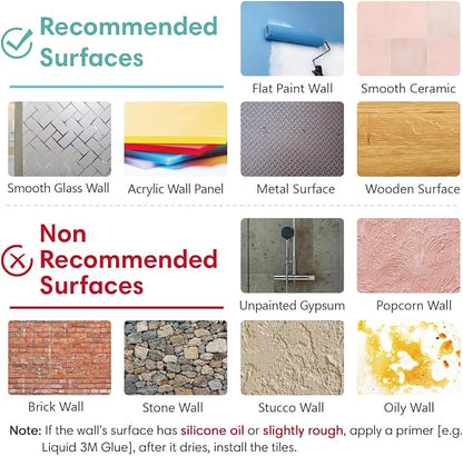 COMSTICKC 3D Faux Stone Wall Sticker Peel and Stick Wall Covering, DIY - Image 9