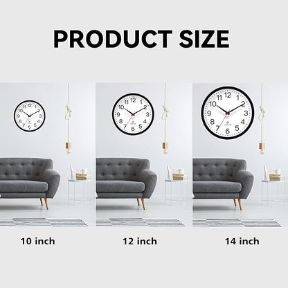 AKCISOT Atomic Black Wall Clock Analog Clocks - Image 5