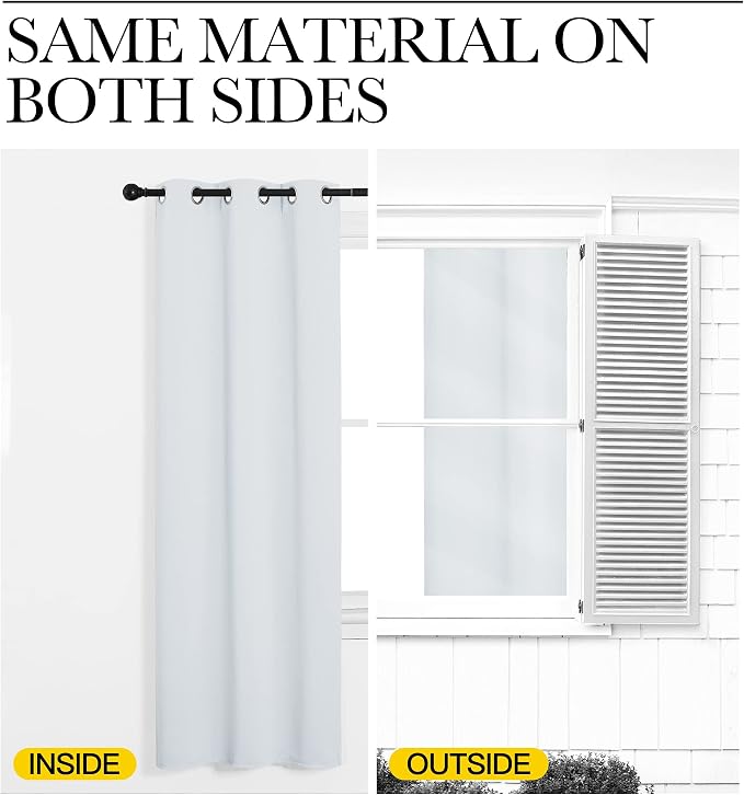NICETOWN Closet Curtain for Bedroom Privacy, Faux Folding Accordion Doors - Image 6