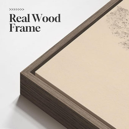 Framed Neutral Vintage Landscape Wall Art - Image 5