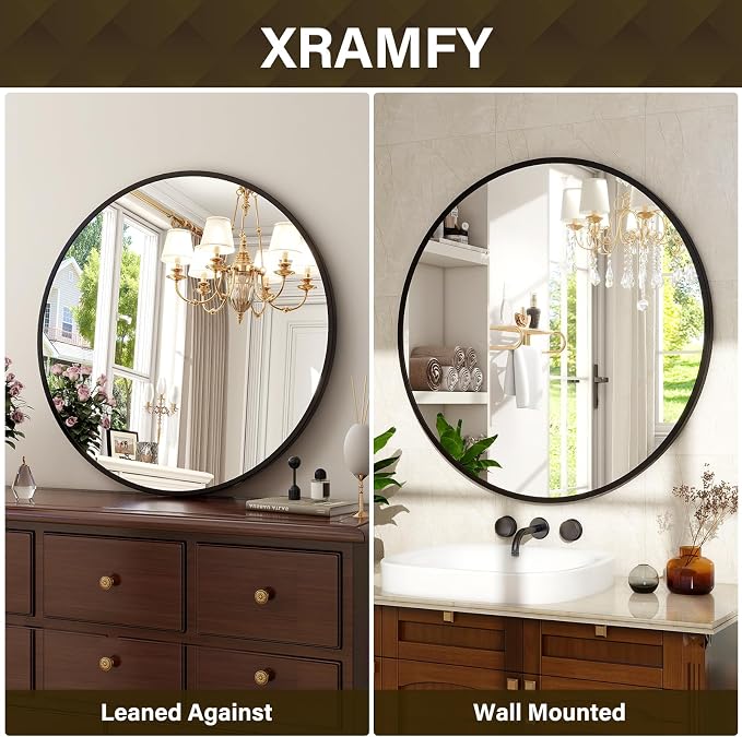 XRAMFY 30 Inch Round Mirror - Image 7