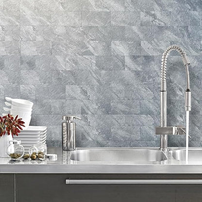 AULIGET 100-Piece Peel and Stick Backsplash Wall Tiles, Laundry Room - Image 6