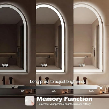 DUMOS 28"×36" LED Bathroom Mirror - Image 6