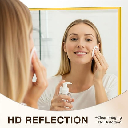 FICTOR Bathroom Vanity Mirror-Gold, 60x36 Inch, Shatterproof & Anti-Rust - Image 4
