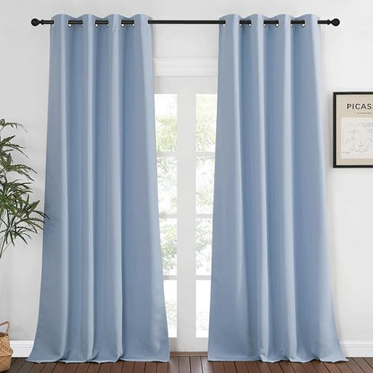 NICETOWN Blackout Window Curtain 90 inch Length by NICETOWN