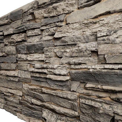 EverStone Canyon Ridge Faux Stone Panel, 45 3/4"W x 24 1/2"H x 1 1/4"D - Image 7