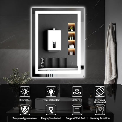 40"x30" LED Bathroom Mirror - Image 8