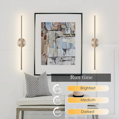 KARTOOSH Battery Operated Wall Sconces - Image 3