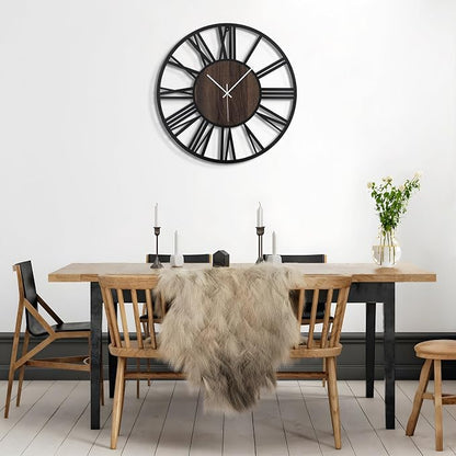 Large Wall Clock for Living Room Decor, 20 Inch Non Ticking Silent, Battery - Image 9