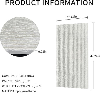 3D Faux Stone Wall Panels, Lightweight & Waterproof Accent Marble Flowing Stone - Image 2
