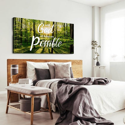 Christian Wall Art Nature Forest Pictures Wall Decor - Image 6