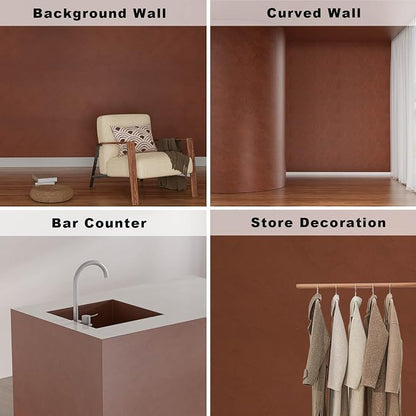 3D Wall Panels - 4PCS 47.2"x23.6" Faux Stone Wall Covering - MCM Modified Clay - Image 4