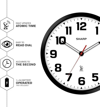 Sharp Atomic Analog Wall Clock - Image 3