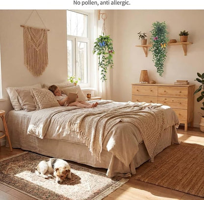 3 Pack Fake Plants with 6 Butterflies - Image 7