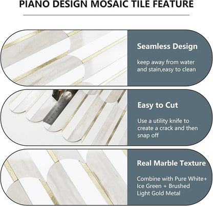 Vamos Tile Peel and Stick Backsplash Seamless Tile - Image 3