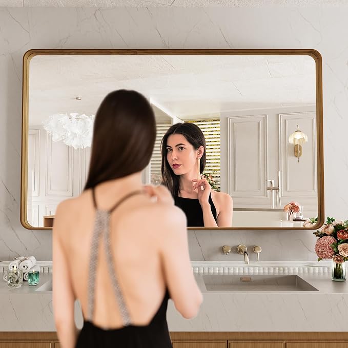 LOAAO 60X28 Inch Bathroom Mirror - Image 2