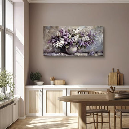 SERIMINO Large Wall Art for Living Room, Still Life Flowers Canvas Prints - Image 2