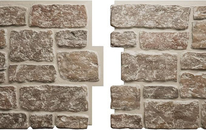 EverStone Cobblestone Faux Stone Panel, Flintstone Color - Image 8