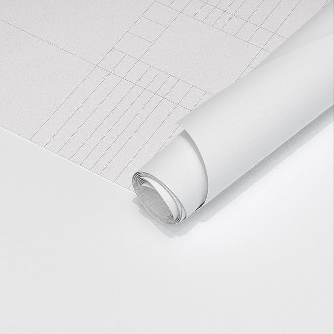 Yancorp 16"x394" Matte White Contact Papaer Peel and Stick Wallpaper Vinyl Wrap - Image 6