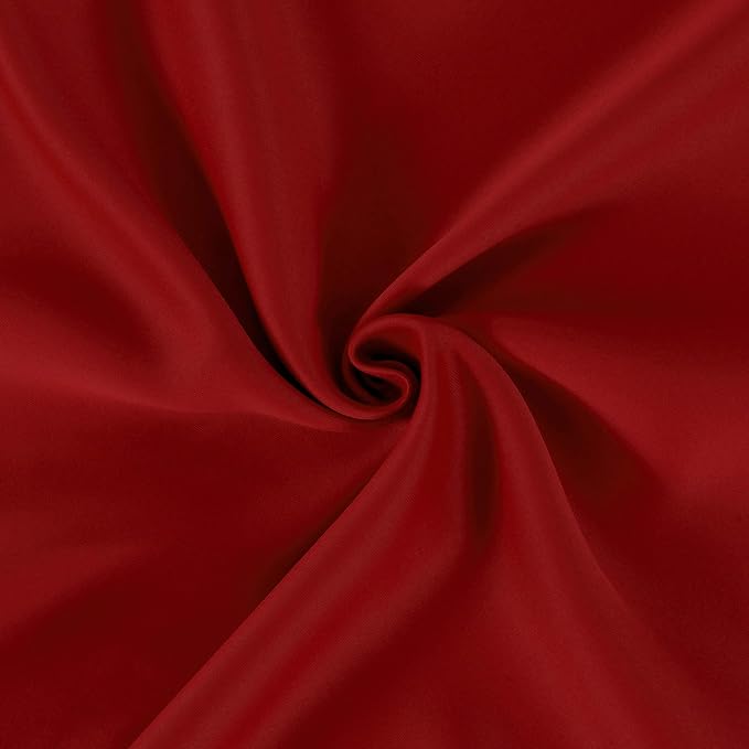 LEMOMO Red Blackout Curtains 42 x 54 Inch Length Set of 2 Panels Grommet - Image 5